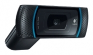 Logitech HD Webcam B910, USB 2.0, 1280*720, 5Mpix foto, автофокус, Carll Zeiss, Mic, Black, OEM ( 960-000684)
