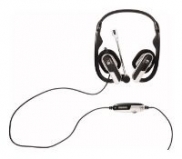 Headset Logitech H555 Stereo (20-20000Hz, USB, volume control,1.8m, case) ( 981-000262)