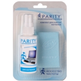 Комплект Parity для очистки ноутбуков (спрей 60мл.+2салфетки микрофибры) (арт.24126) (РВ 24126)